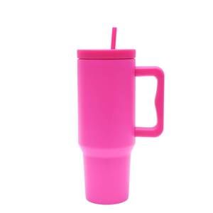 NEW CREATIVE GIFTS INTERNATIONAL stainless steel modern tumbler in hot pink
